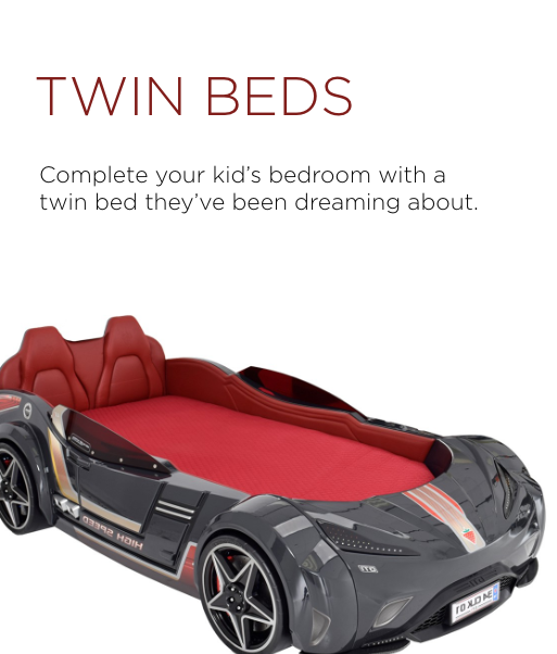 Twin size car 2024 bed for sale